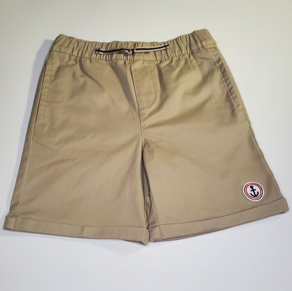 Janie And Jack Anchor Pull-On Stretch Stort Pants For Boy.